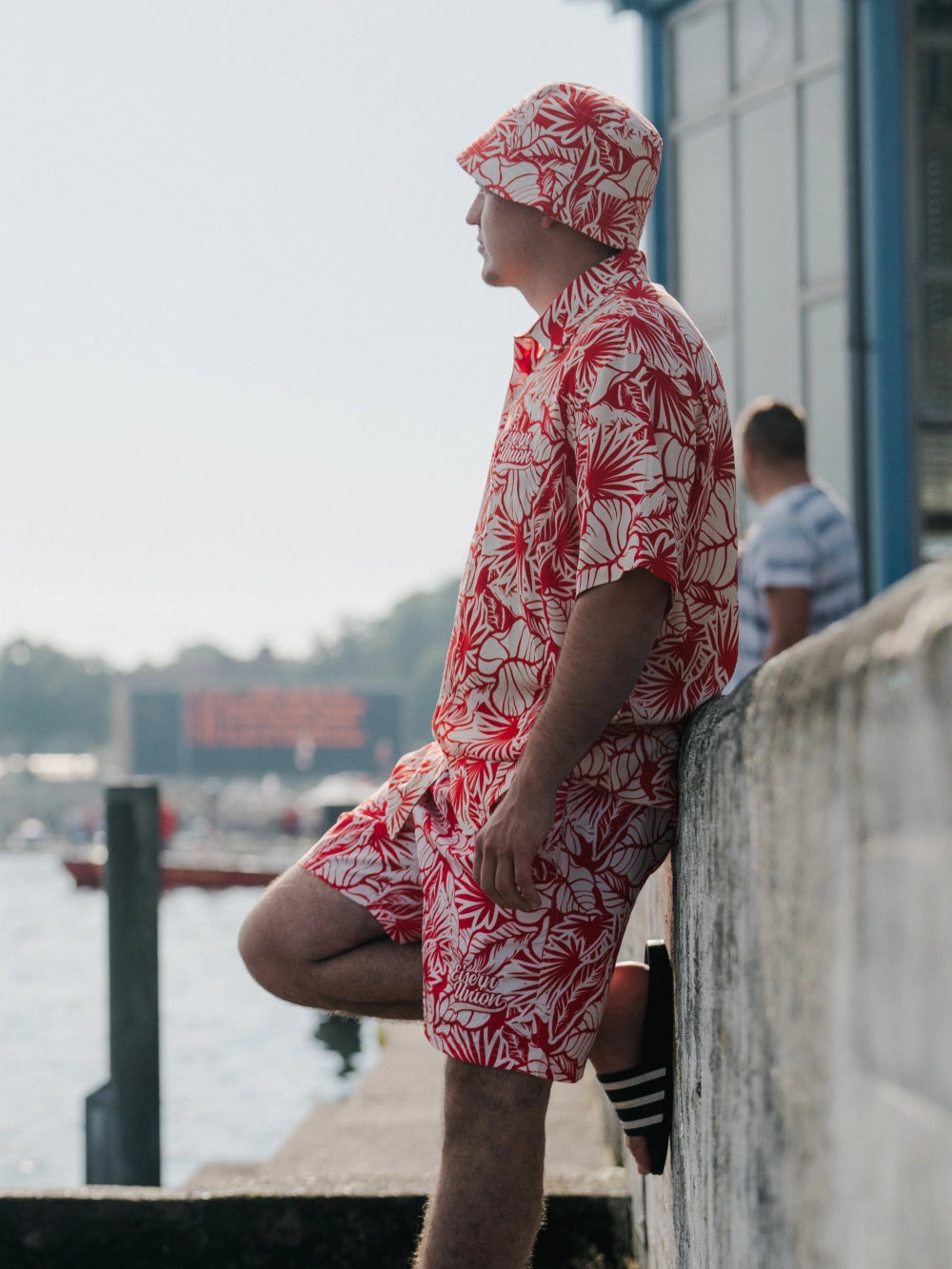 パンツ Wind And Sea Flower Pattern Short Wine L Wind And Sea Flower Pattern Short Wine L パンツ