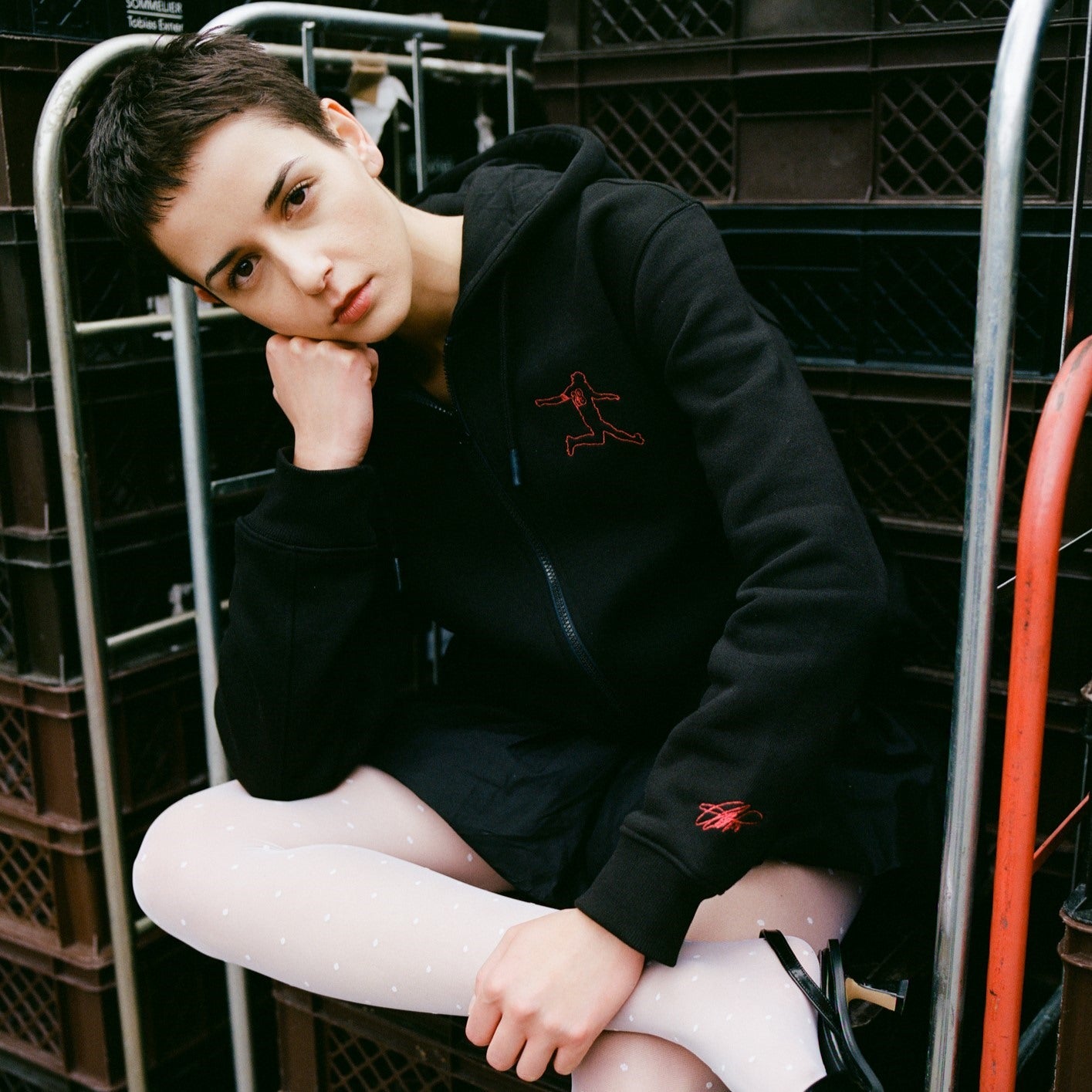 Sweatjacke CT28 - schwarz