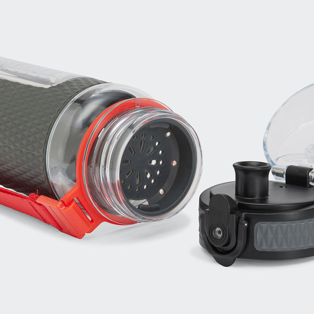 Trinkflasche Logo - grau 0,5 L