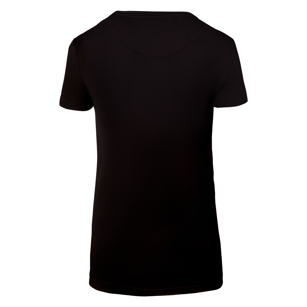 Frauen T-Shirt Logo - schwarz