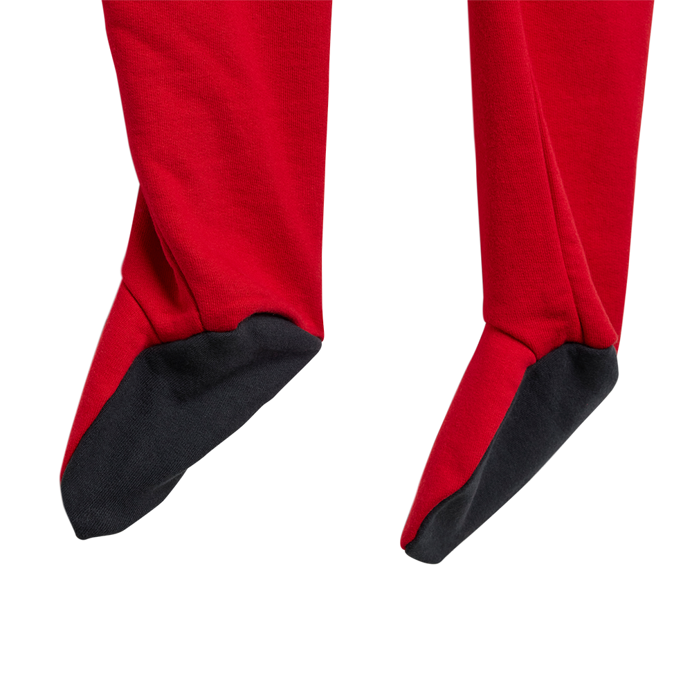 Baby Overall Keules Knirps - rot/grau