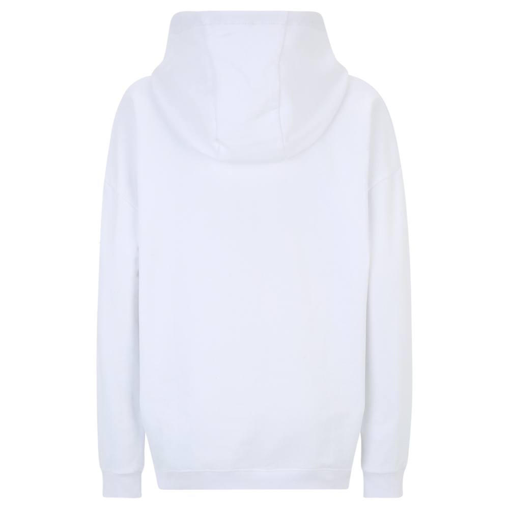 Sudadera con capucha extragrande FCUB para mujer - blanca