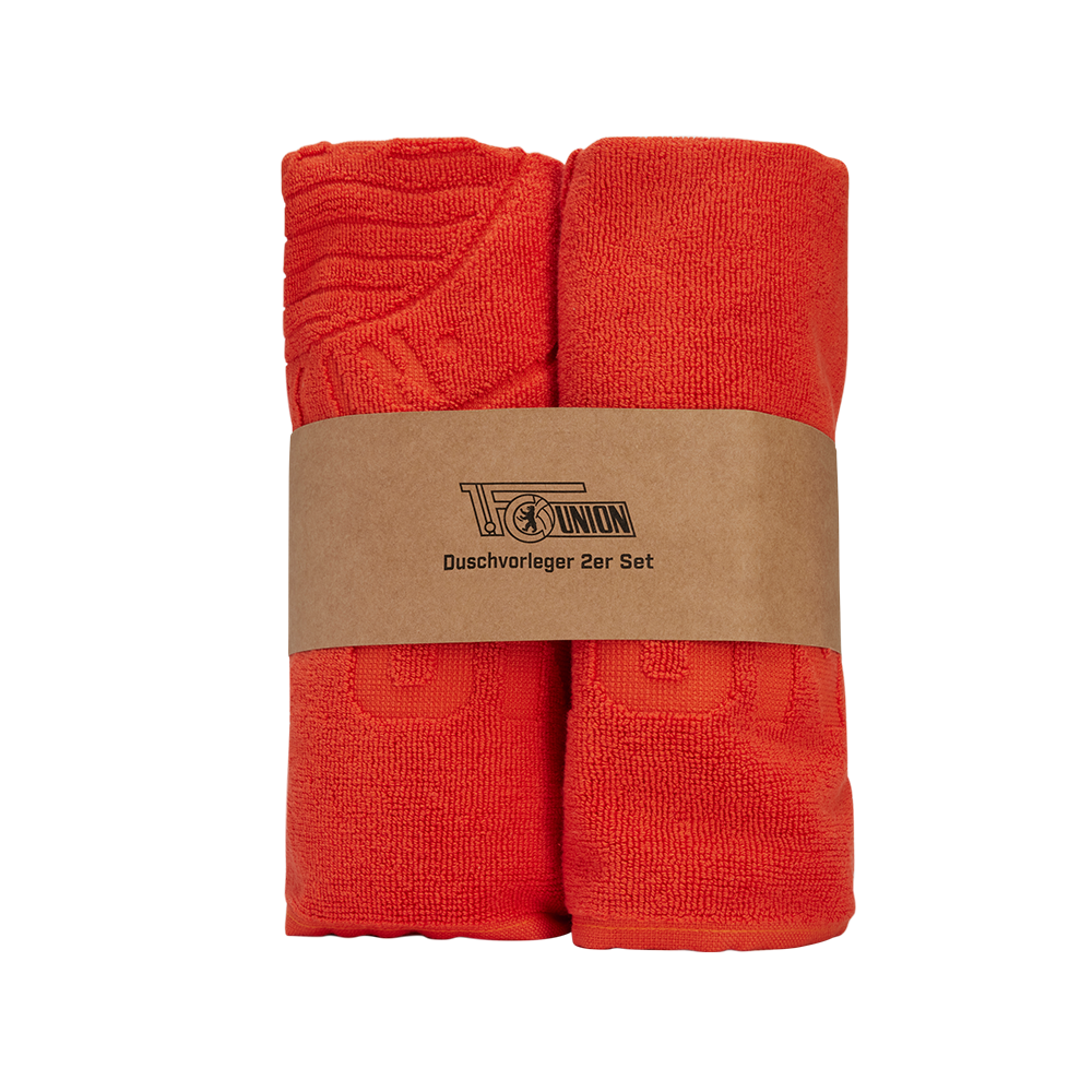 Duschvorleger 2er Set - rot 50 x 70 cm