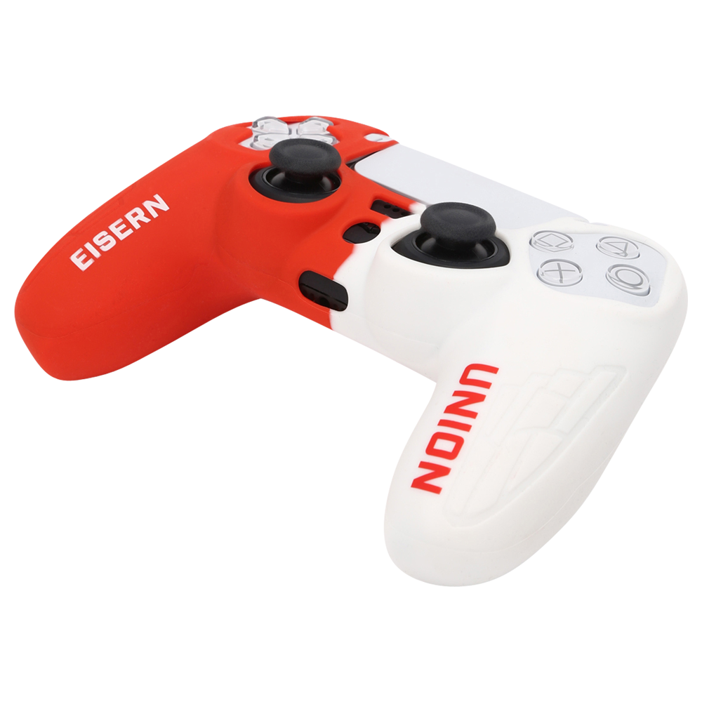 Funda para mando de PS4 roja y blanca