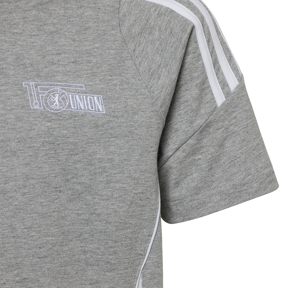 adidas Kinder T-Shirt - grau 24/25
