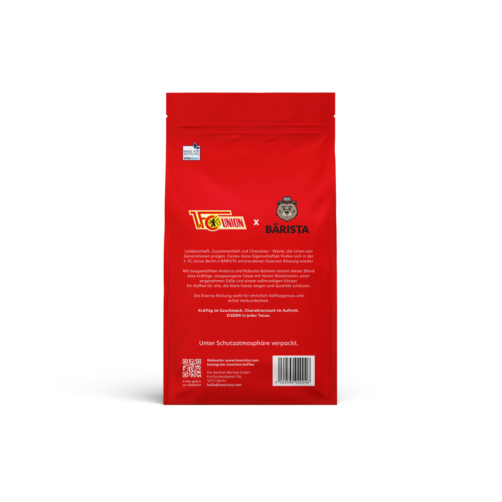 BÄRISTA Kaffee - Eiserne Röstung 500g