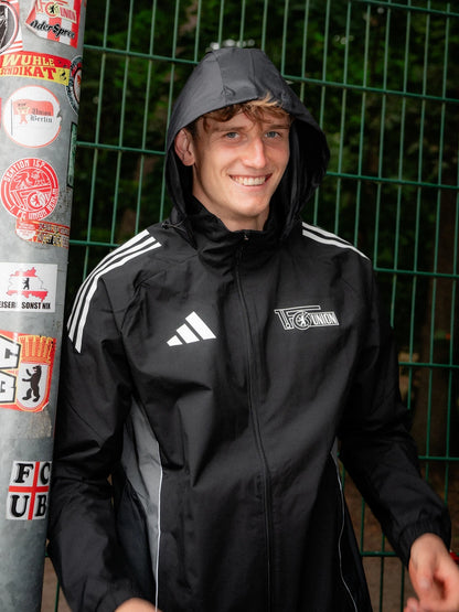 adidas all-weather jacket black - Team 25/26