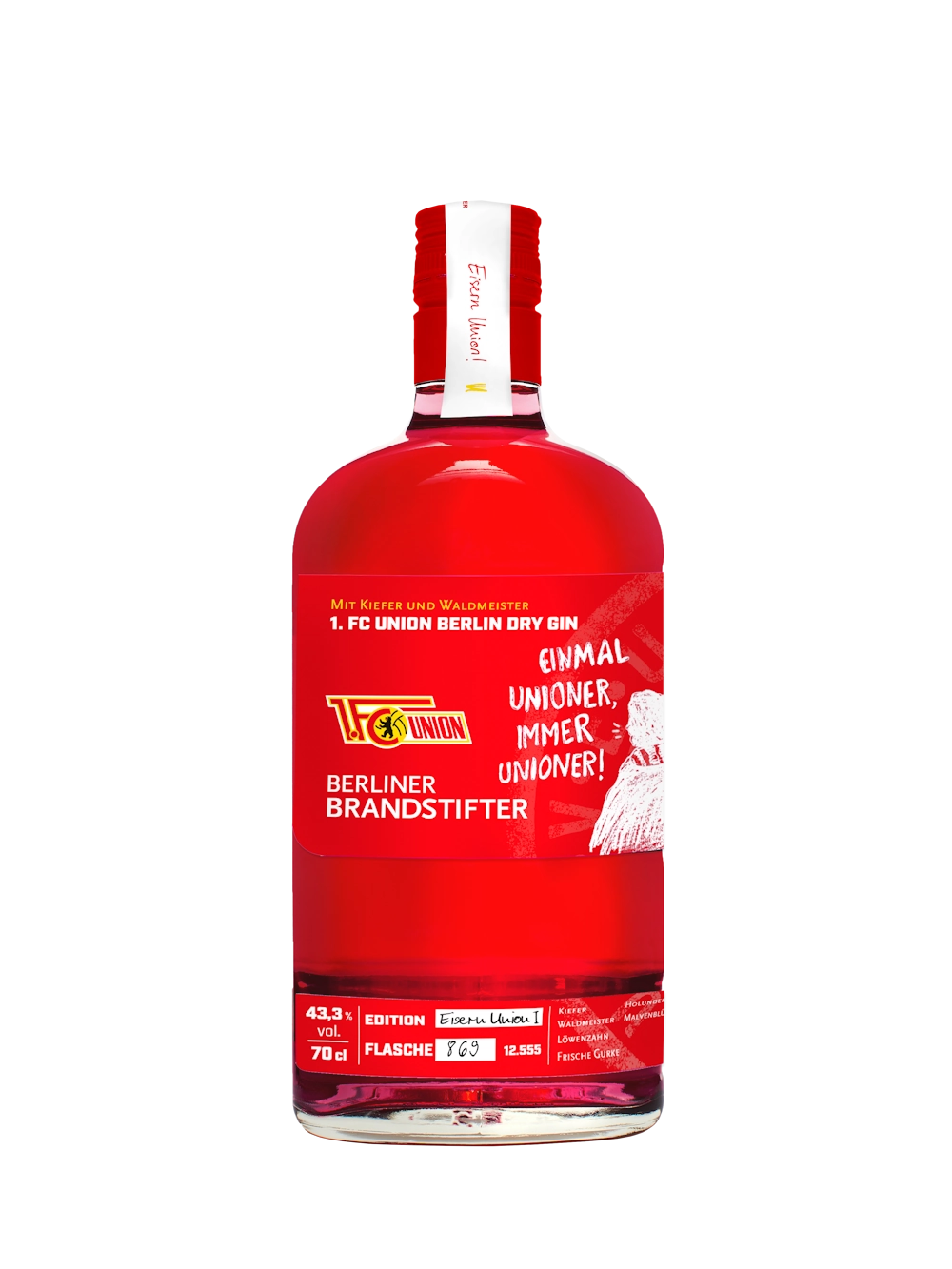 Berliner Brandstifter x 1. FC Union Berlin Dry Gin