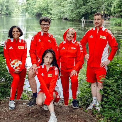 Adidas Langarmshirt - rot Team 24/25