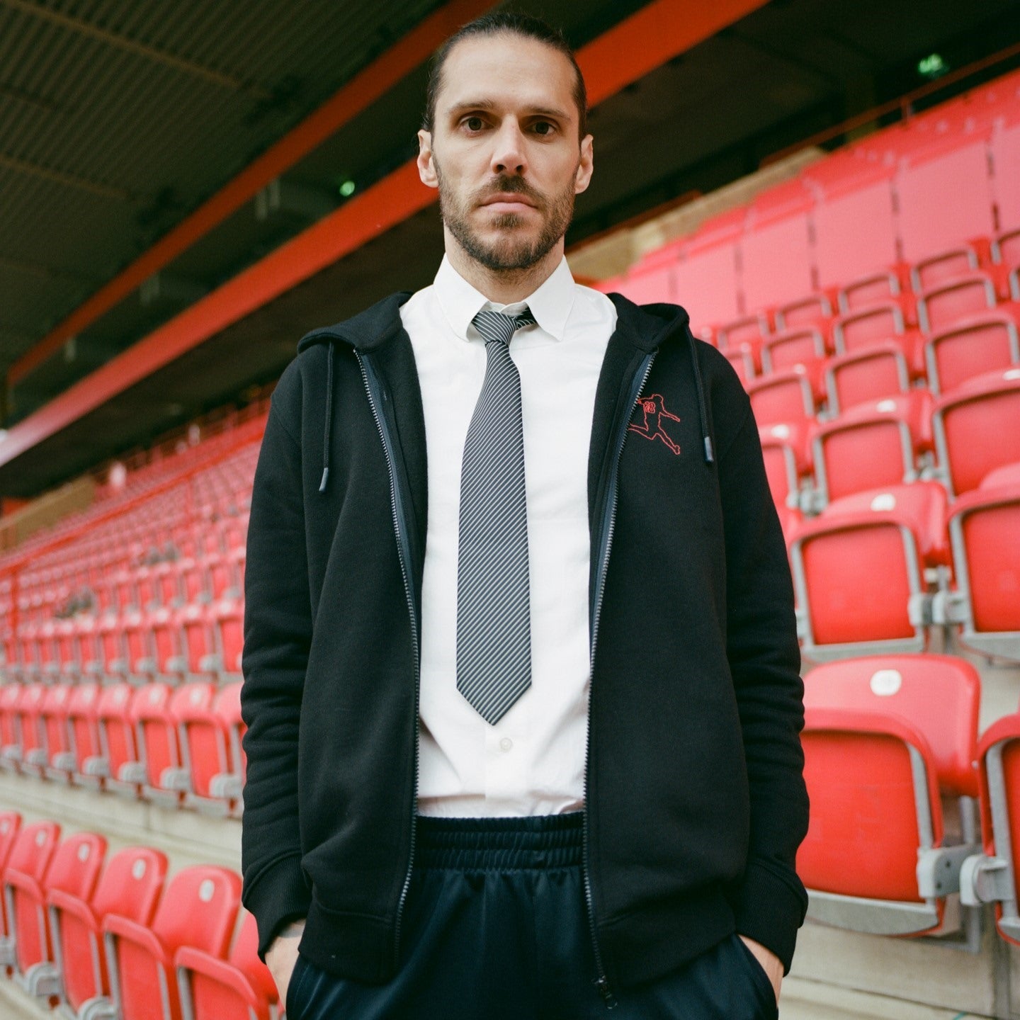 Sweatjacke CT28 - schwarz