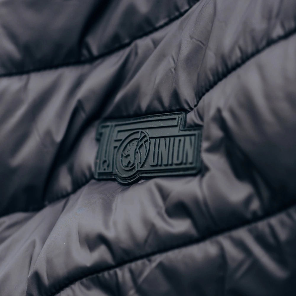 Steppjacke UNVEU - grau/schwarz