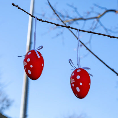 Juego de 4 huevos de Pascua