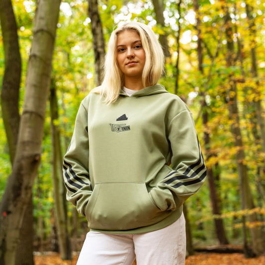adidas Hoodie Wald - grün