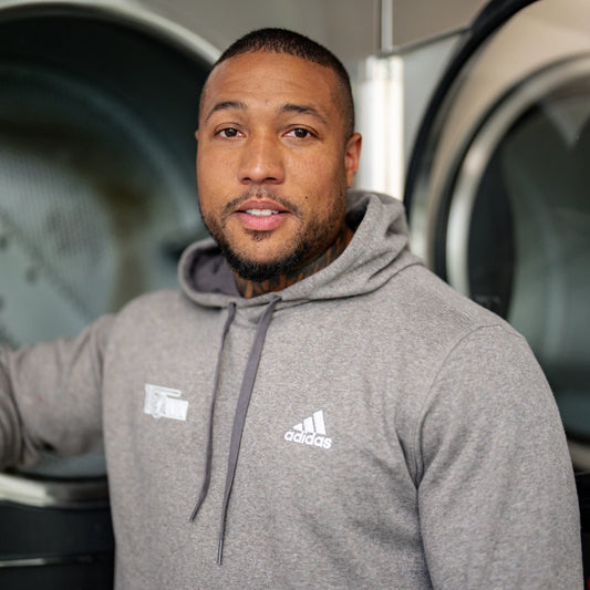 adidas Hoodie - brown melange