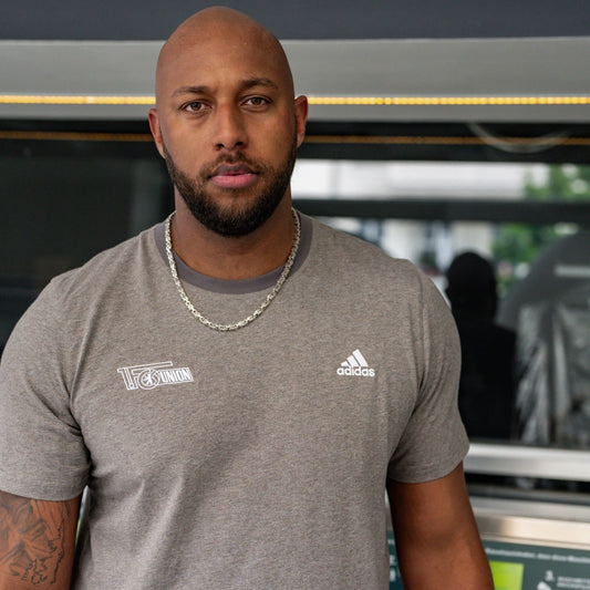 adidas T-Shirt - brown melange