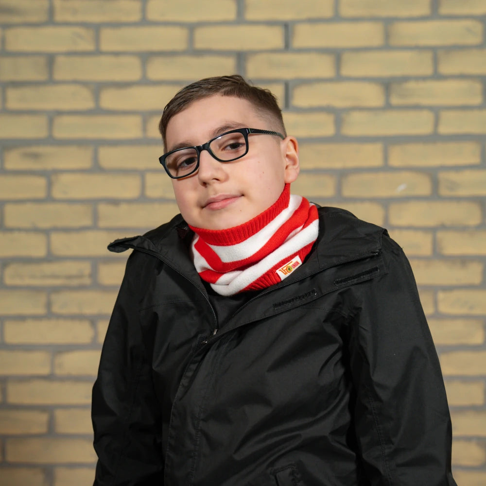 Kinder Schal Blockstreifen Loop