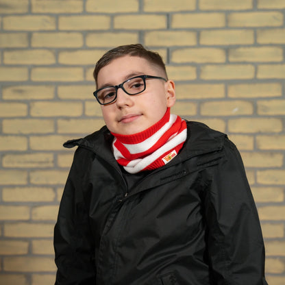 Kinder Schal Blockstreifen Loop