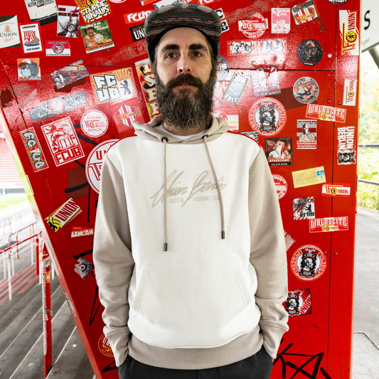 Hoodie Union Berlin - weiß/beige