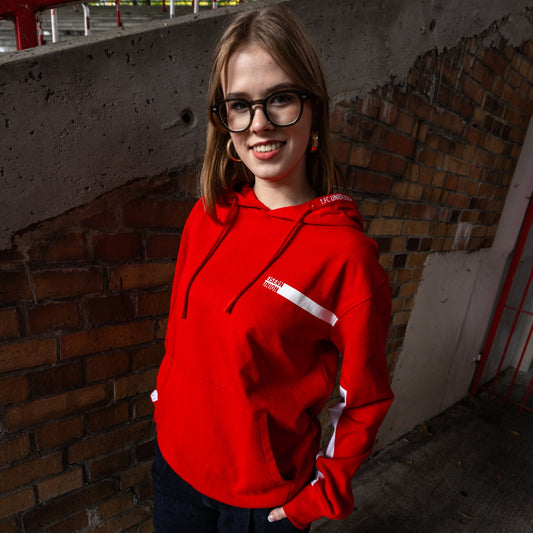 Kapuzenpullover Eisern - rot