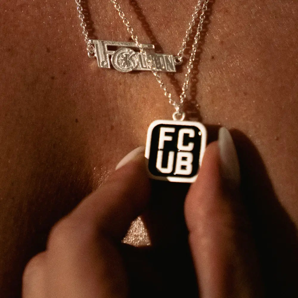 Kette FCUB - silber/schwarz