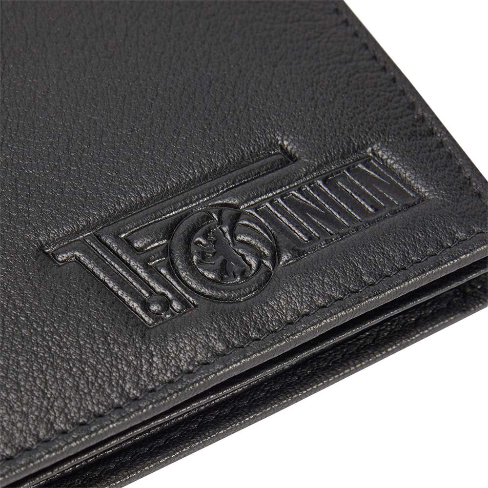 Leather wallet - club logo
