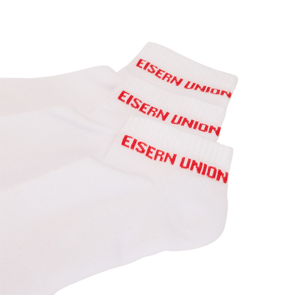 Sneaker Socken Union Berlin 3er Pack - weiß