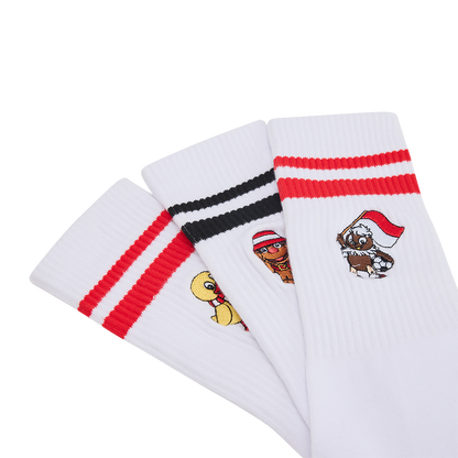 Tennissocken 3er-Set Pittiplatsch & Freunde