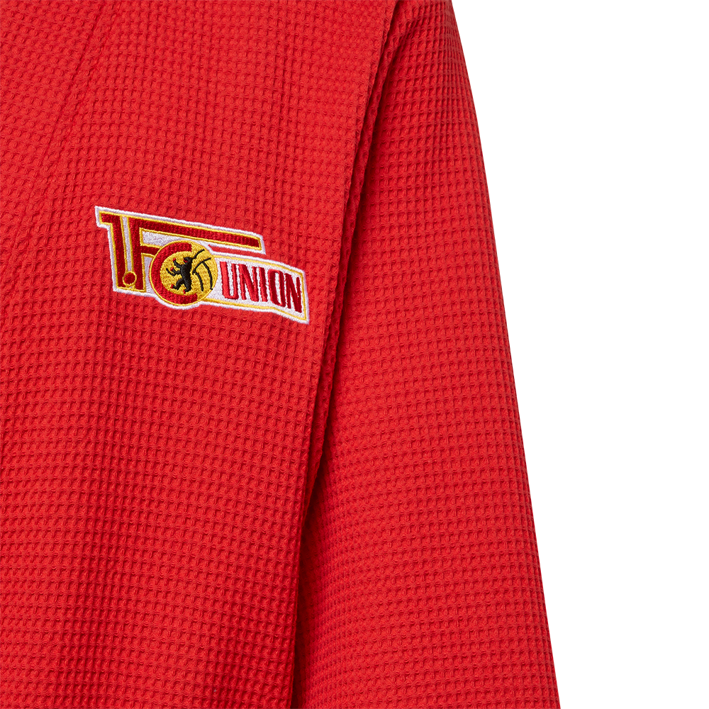 Bademantel Vereinslogo - rot