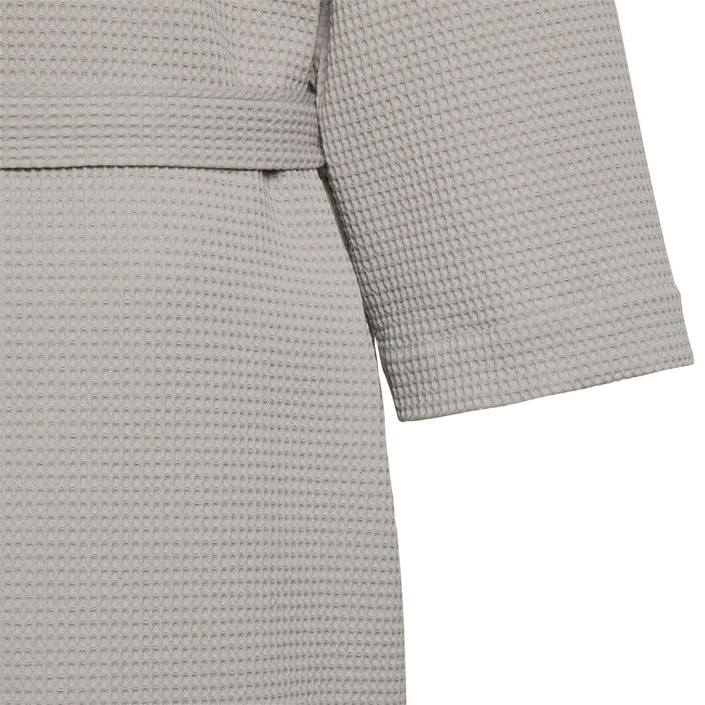 Bademantel Vereinslogo - grau