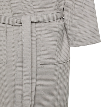 Bademantel Vereinslogo - grau