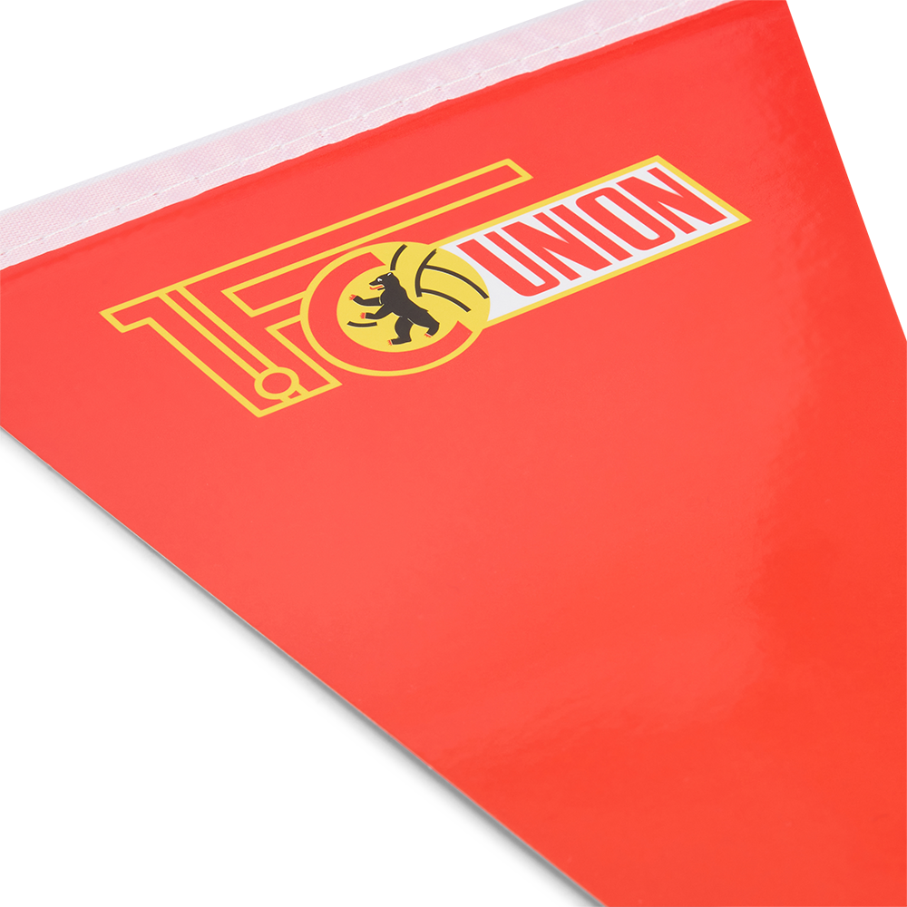 Wimpelkette - rot/weiß