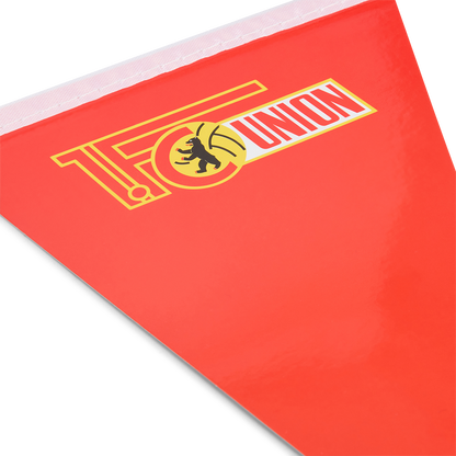 Wimpelkette - rot/weiß