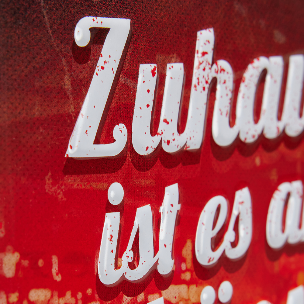 Blechschild - Weihnachtssingen