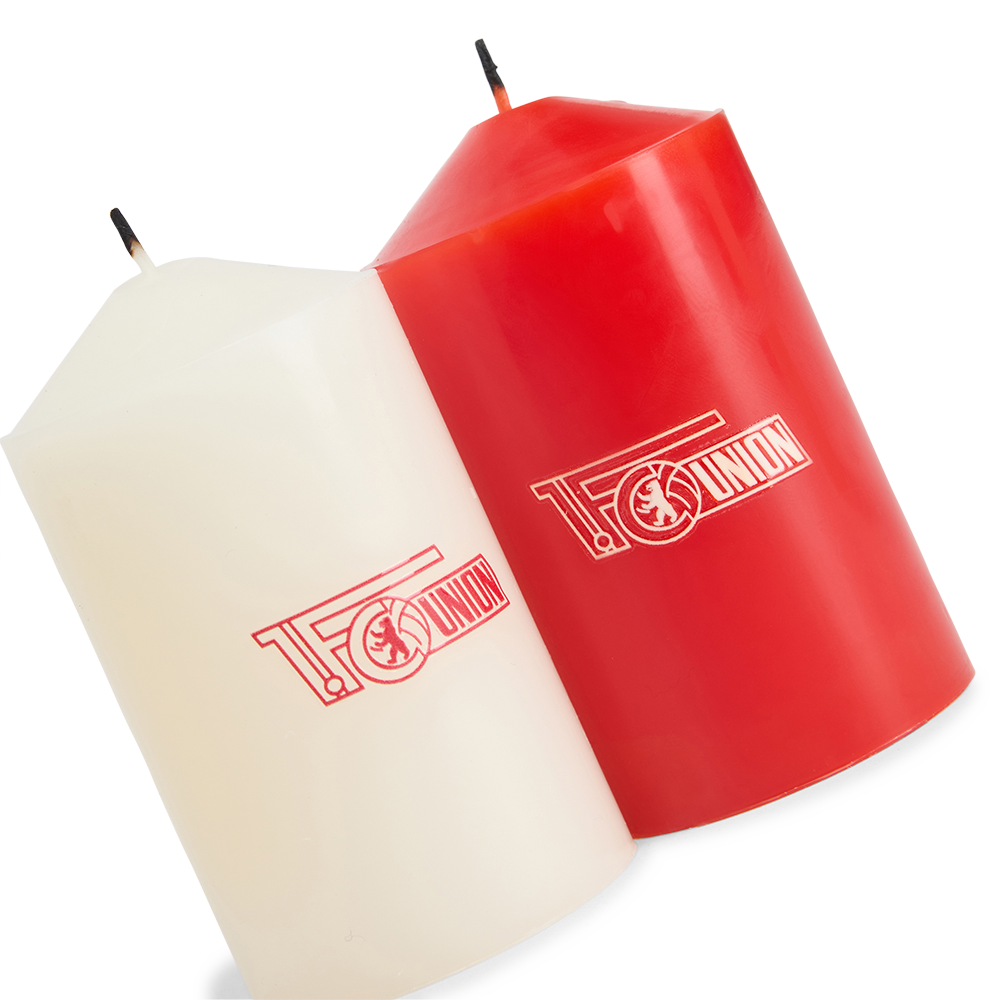 Stumpenkerzen 4er Set - Vereinslogo