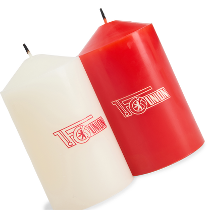 Stumpenkerzen 4er Set - Vereinslogo