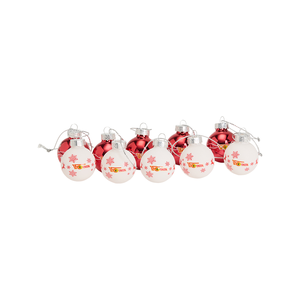 Mini Weihnachtskugel 10er-Set