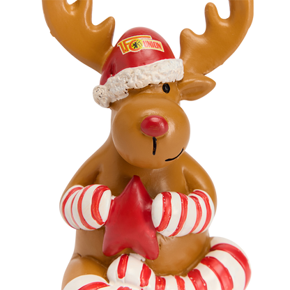 Elch Figuren 2er Set - gestreift