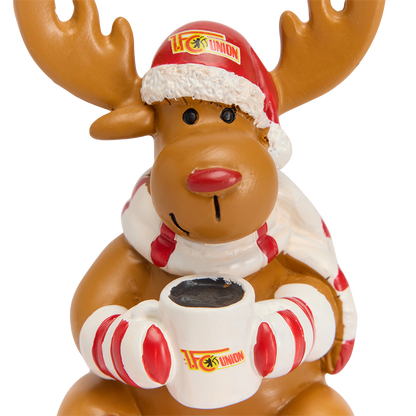 Elch Figuren 2er Set - gestreift