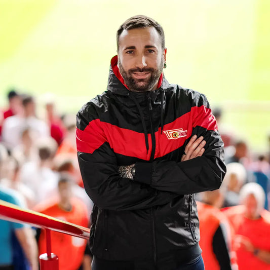 Stadium jacket black - Logo