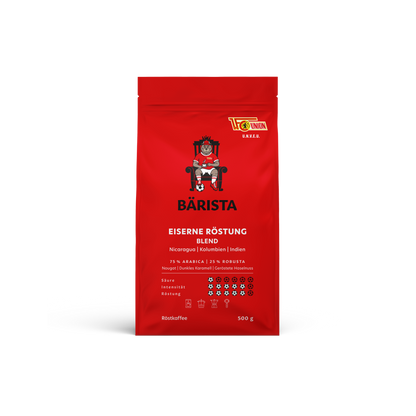 BÄRISTA Kaffee - Eiserne Röstung 500g