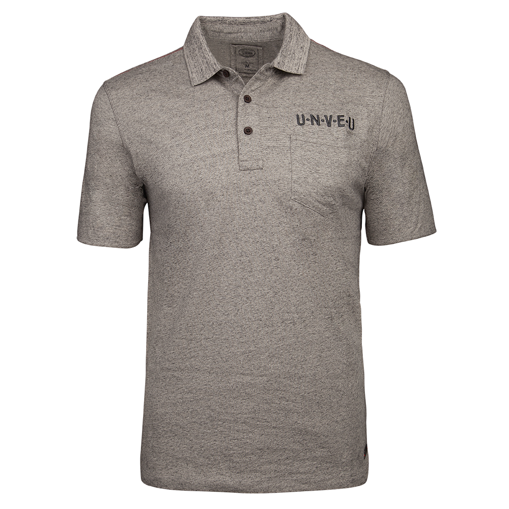 Poloshirt UNVEU meliert - grau