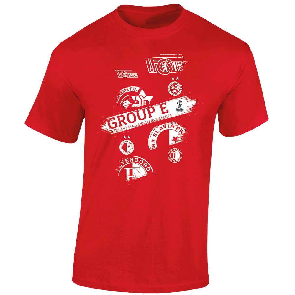 T-Shirt UECL Group E - red