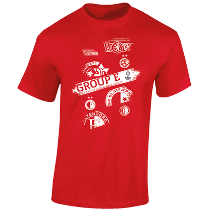 T-Shirt UECL Gruppe E - rot