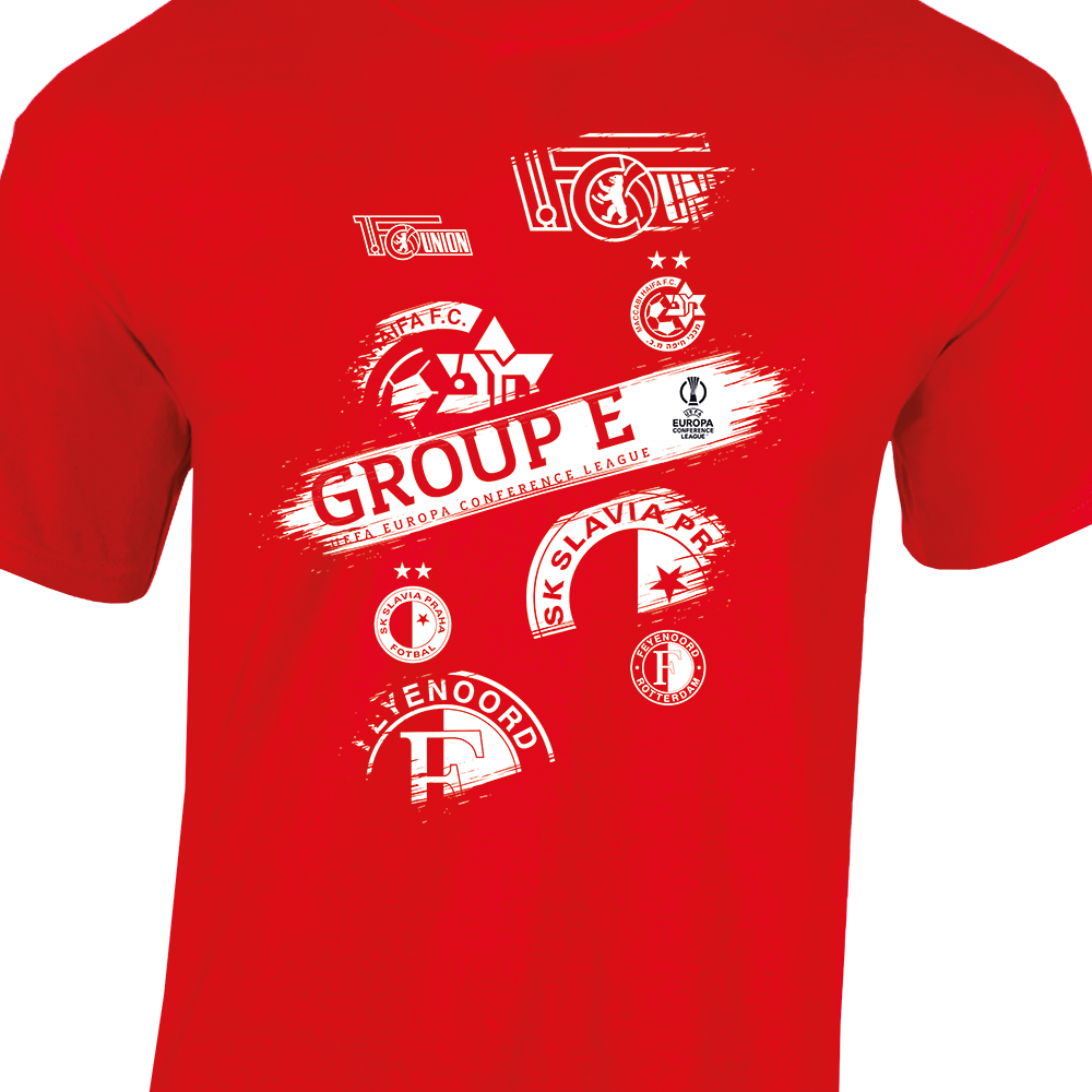 T-Shirt UECL Group E - red