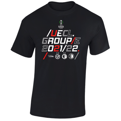 T-Shirt UECL Gruppe E - schwarz