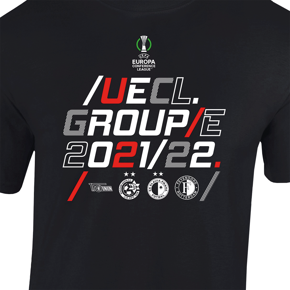 T-Shirt UECL Gruppe E - schwarz