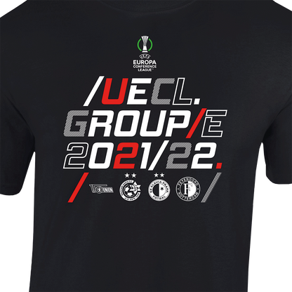 T-Shirt UECL Gruppe E - schwarz