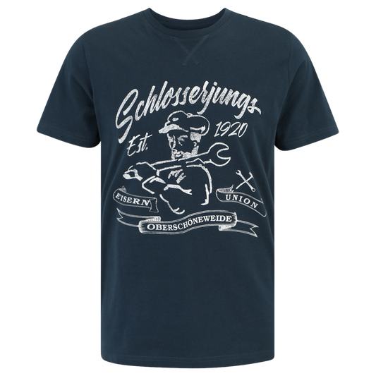 T-Shirt Schlosserjungs 1920 - blau