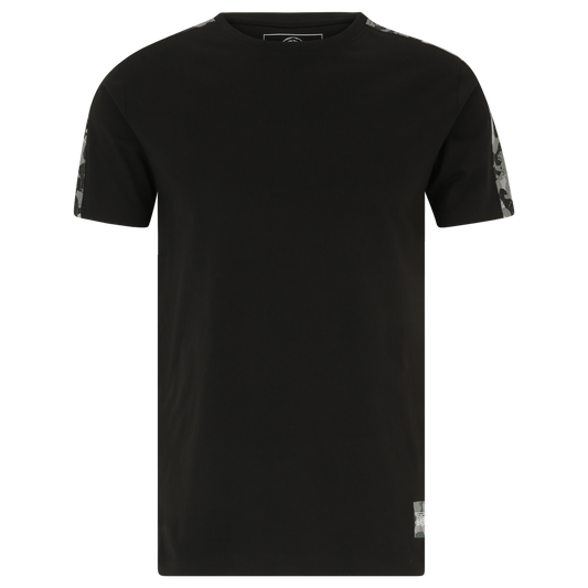 Camiseta de camuflaje - negra