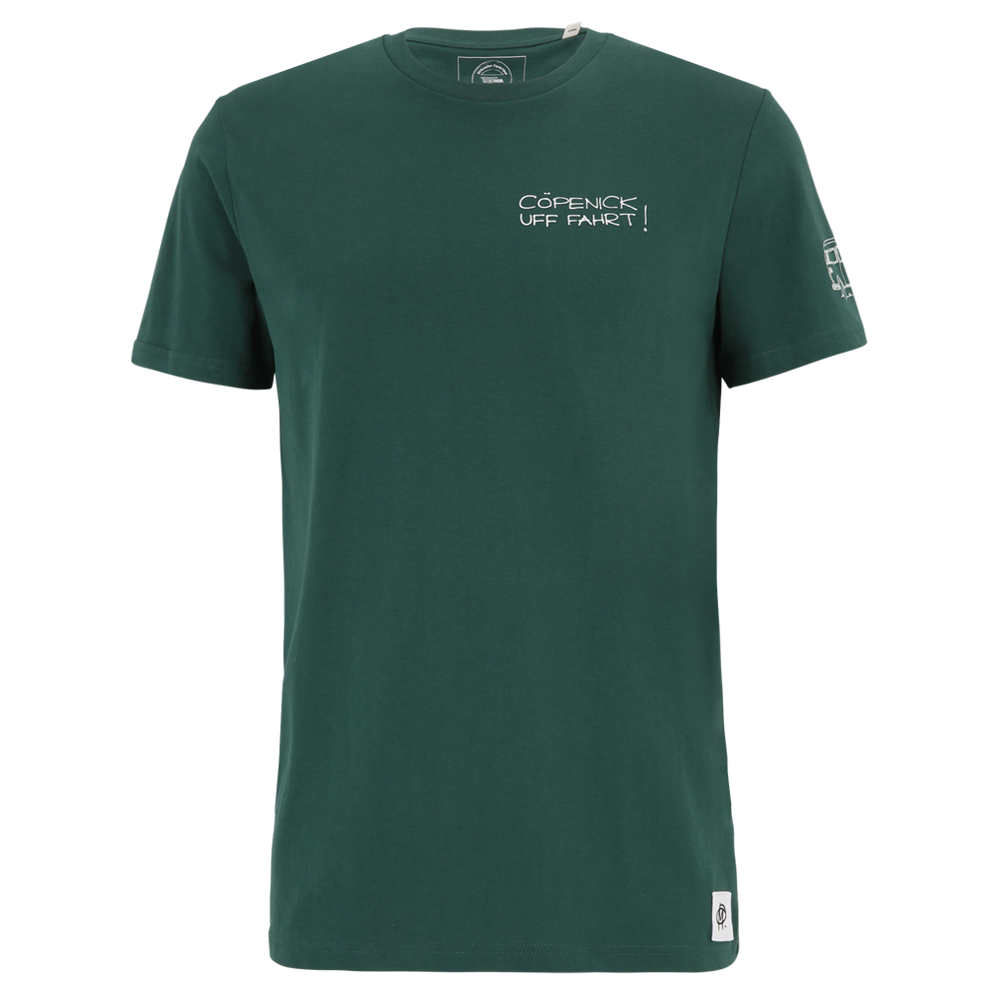 T-Shirt Camping - grün